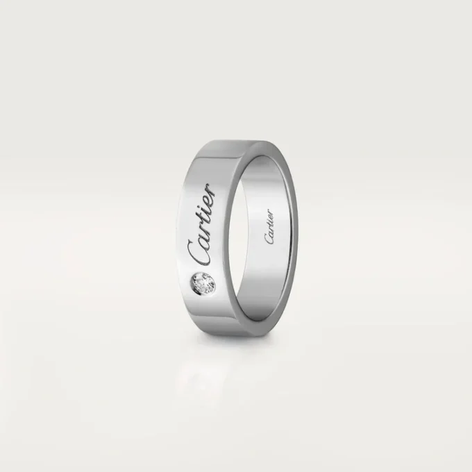 Verigheta C De Cartier – platină, diamante – Cartier