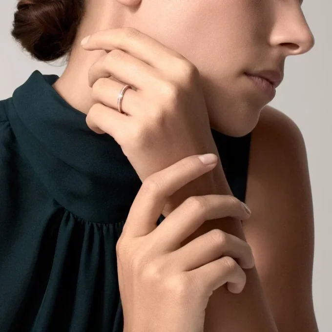 Verigheta Cartier D’amour – Aur roz, Diamante – Cartier