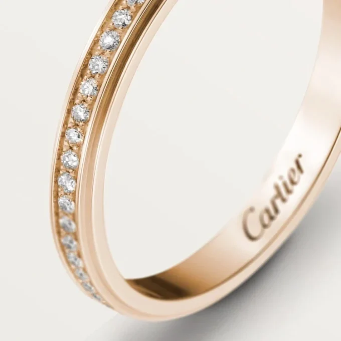 Verigheta Cartier D’amour – Aur roz, Diamante – Cartier