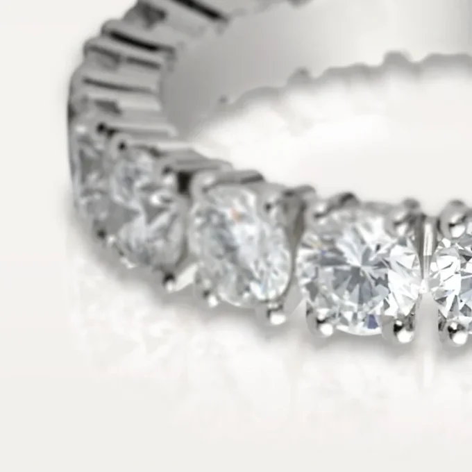 Verigheta Cartier Destinee, lățime 4,1 mm, pavată
