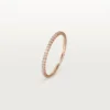 Verigheta Etincelle De Cartier, lățime 1,5 mm, pavată
