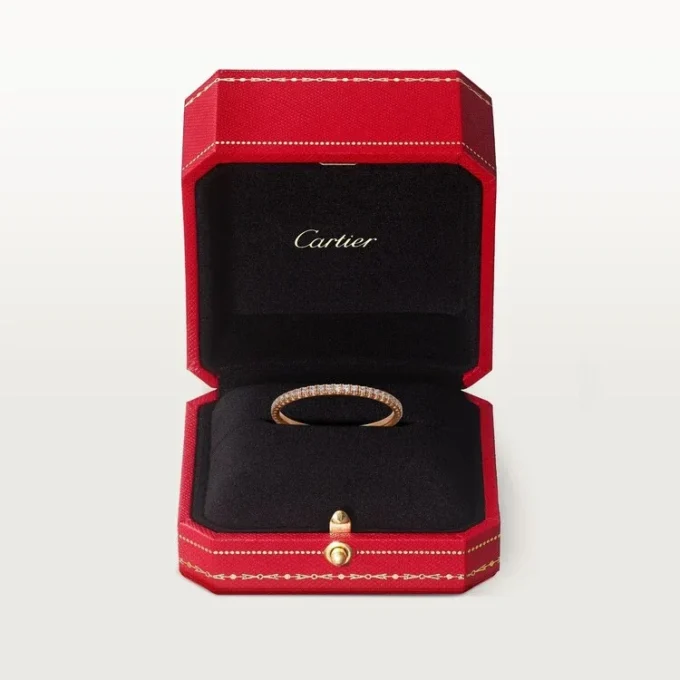 Verigheta Etincelle De Cartier, lățime 1,5 mm, pavată