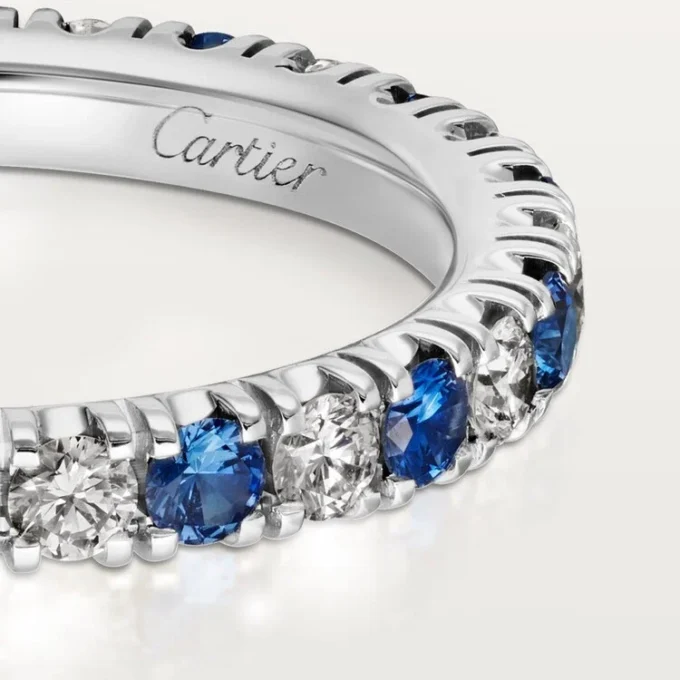 Verigheta Etincelle De Cartier – Platină, safire, diamante – Cartier