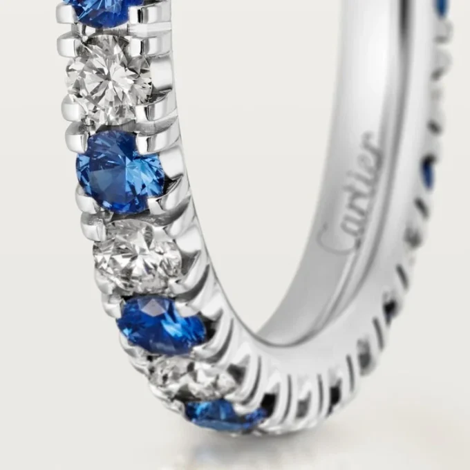 Verigheta Etincelle De Cartier – Platină, safire, diamante – Cartier