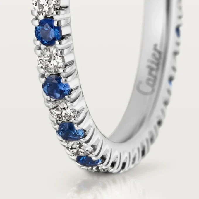 Verigheta Etincelle De Cartier – Platină, safire, diamante – Cartier