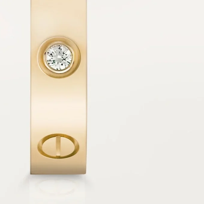 Verigheta Love, 1 diamant – Aur galben, Diamant – Cartier
