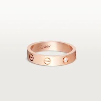 Verigheta Love, 1 diamant – Aur roz, Diamant – Cartier