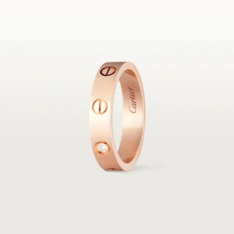 Verigheta Love, 1 diamant – Aur roz, Diamant – Cartier