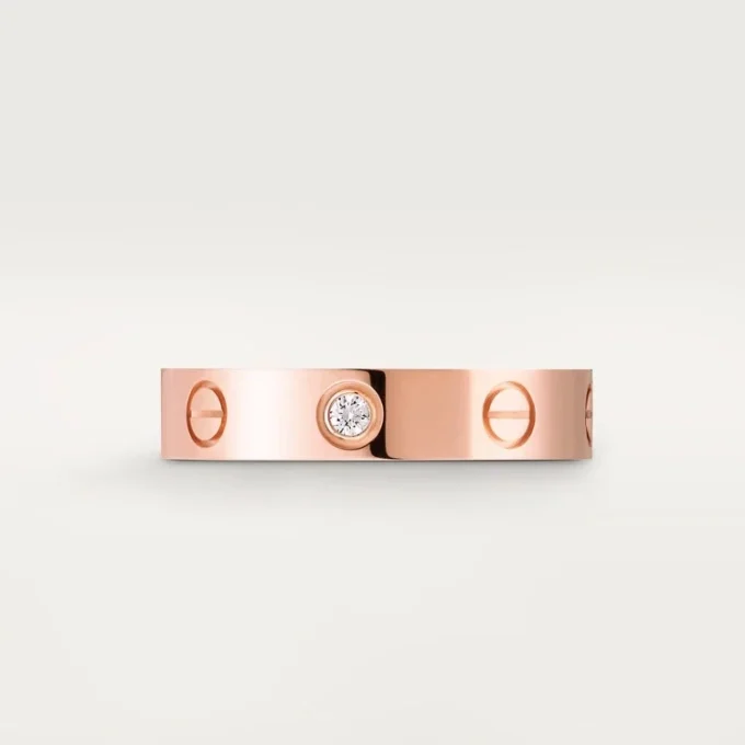 Verigheta Love, 1 diamant – Aur roz, Diamant – Cartier