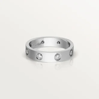 Verigheta Love, 8 diamante – Aur alb, Diamante – Cartier