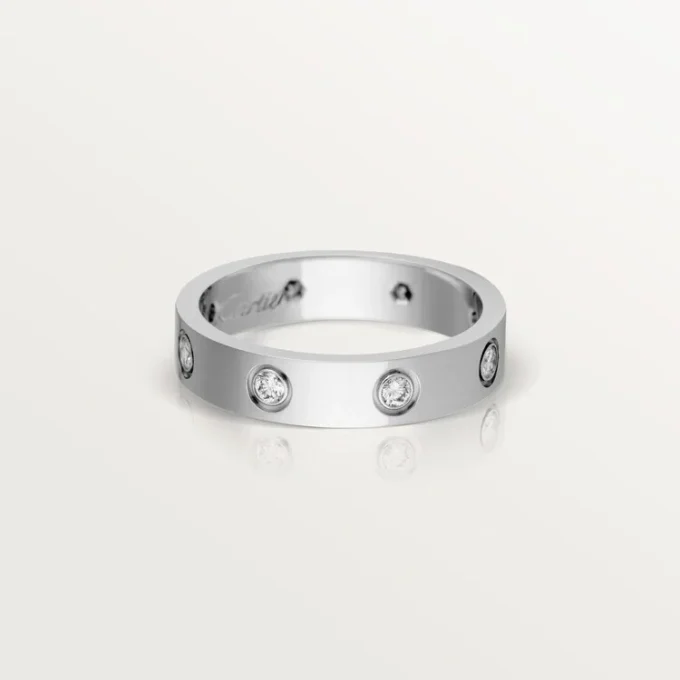 Verigheta Love, 8 diamante – Aur alb, Diamante – Cartier