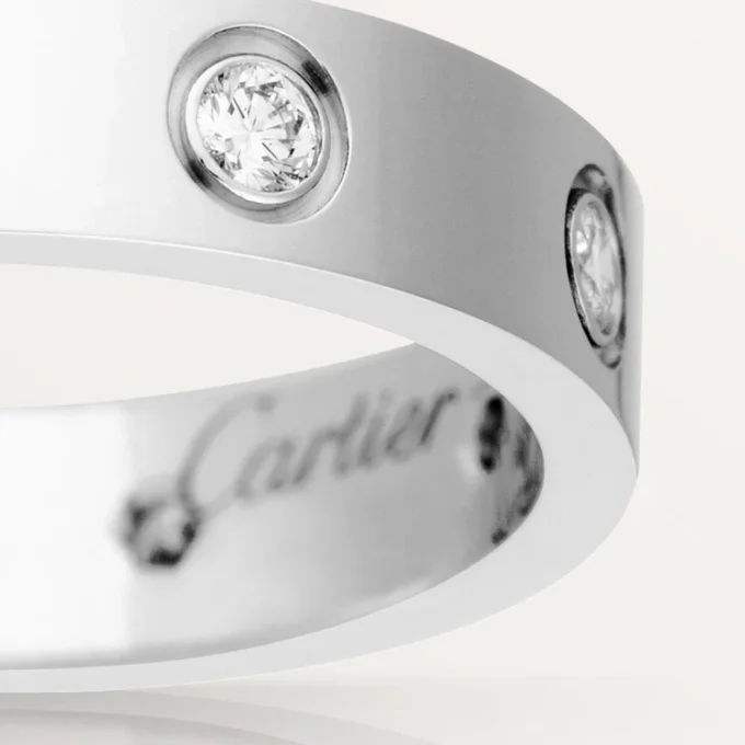 Verigheta Love, 8 diamante – Aur alb, Diamante – Cartier