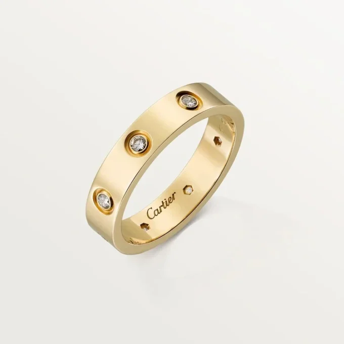 Verigheta Love, 8 diamante – Aur galben, Diamante – Cartier