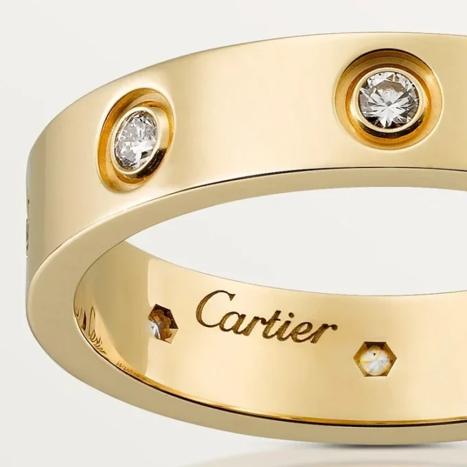 Verigheta Love, 8 diamante – Aur galben, Diamante – Cartier
