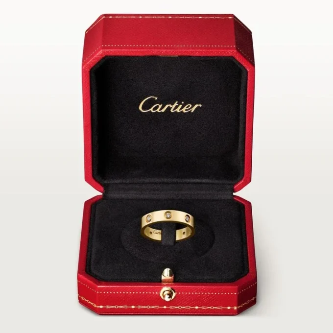 Verigheta Love, 8 diamante – Aur galben, Diamante – Cartier