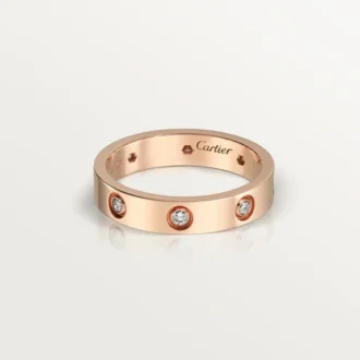 Verigheta Love, 8 diamante – Aur roz, Diamante – Cartier