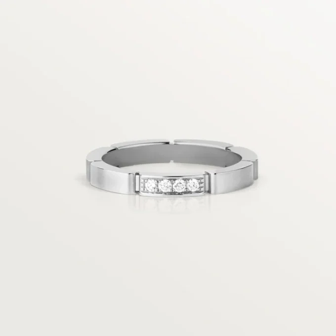 Verigheta Maillon Panthere – Aur alb, Diamante – Cartier