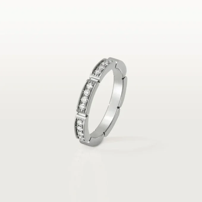 Verigheta Maillon Panthere – Aur alb, Diamante – Cartier