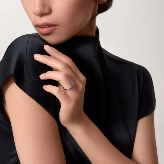 Verigheta Maillon Panthere – Aur alb, Diamante – Cartier