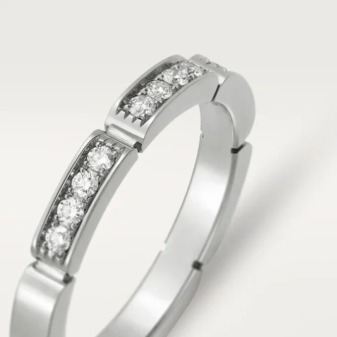 Verigheta Maillon Panthere – Aur alb, Diamante – Cartier