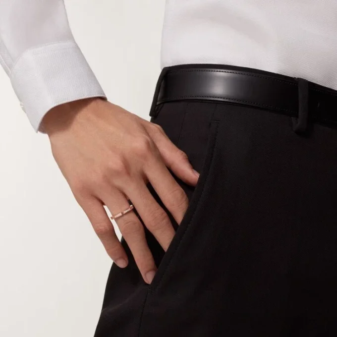 Verigheta Maillon Panthere – Aur roz, Diamante – Cartier