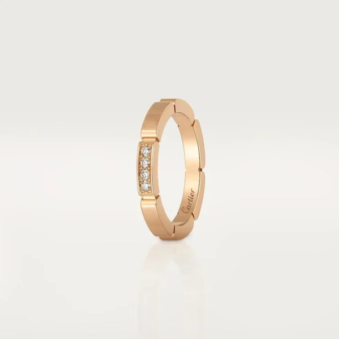 Verigheta Maillon Panthere – Aur roz, Diamante – Cartier