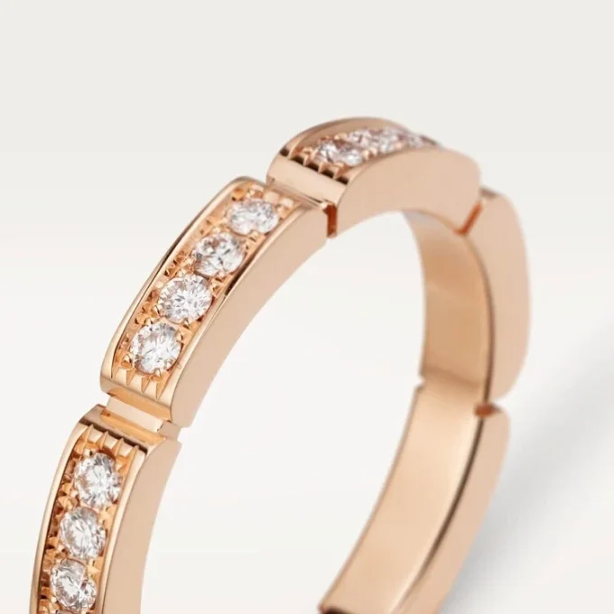Verigheta Maillon Panthere – Aur roz, Diamante – Cartier