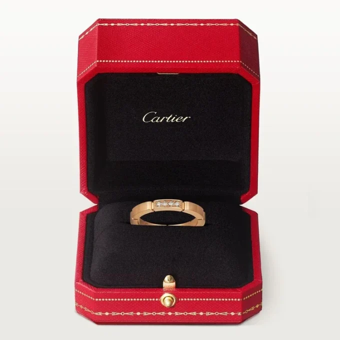 Verigheta Maillon Panthere – Aur roz, Diamante – Cartier