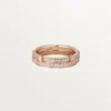 Verigheta subtire Maillon Panthere, 2 rânduri pavate cu diamante – Aur roz, Diamante – Cartier