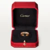 Verigheta subtire Maillon Panthere, 2 rânduri pavate cu diamante – Aur roz, Diamante – Cartier