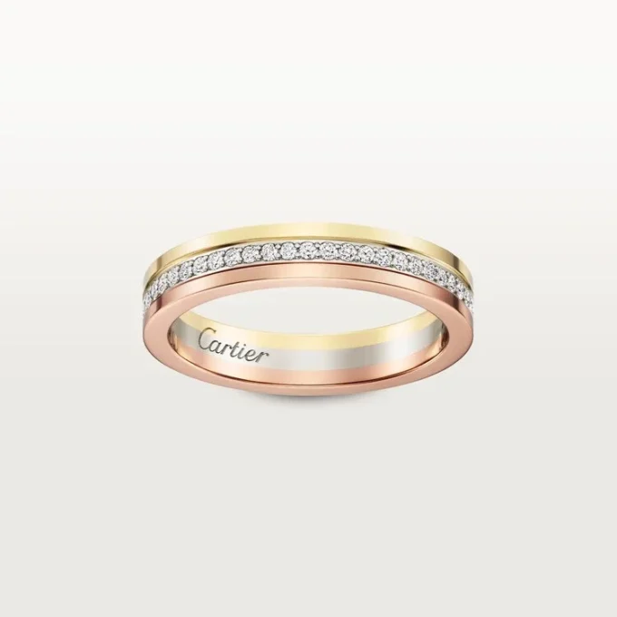 Verigheta Trinity – Aur alb, Aur galben, Aur roz, Diamante – Cartier