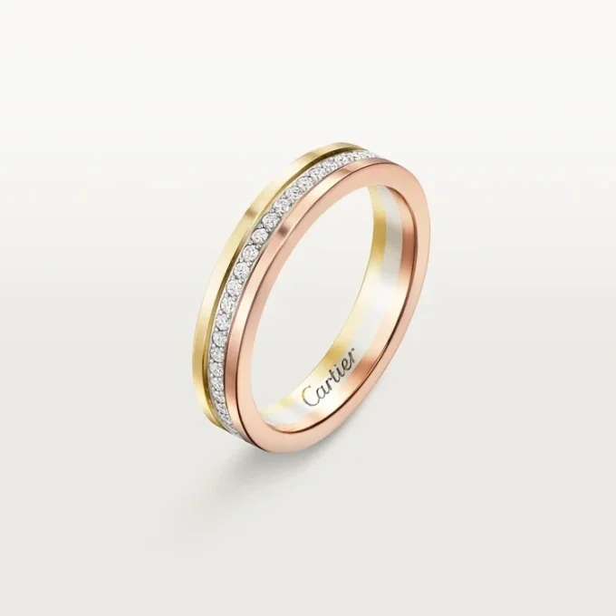 Verigheta Trinity – Aur alb, Aur galben, Aur roz, Diamante – Cartier