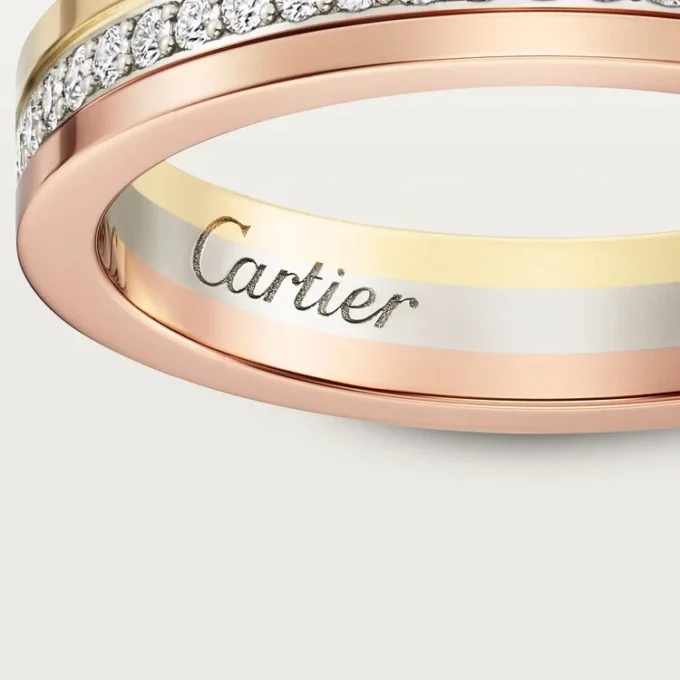 Verigheta Trinity – Aur alb, Aur galben, Aur roz, Diamante – Cartier