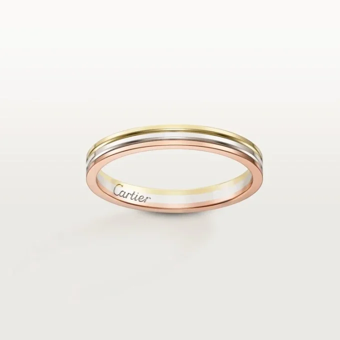 Verigheta Trinity – Aur alb, aur roz, aur galben – Cartier