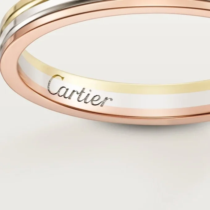 Verigheta Trinity – Aur alb, aur roz, aur galben – Cartier